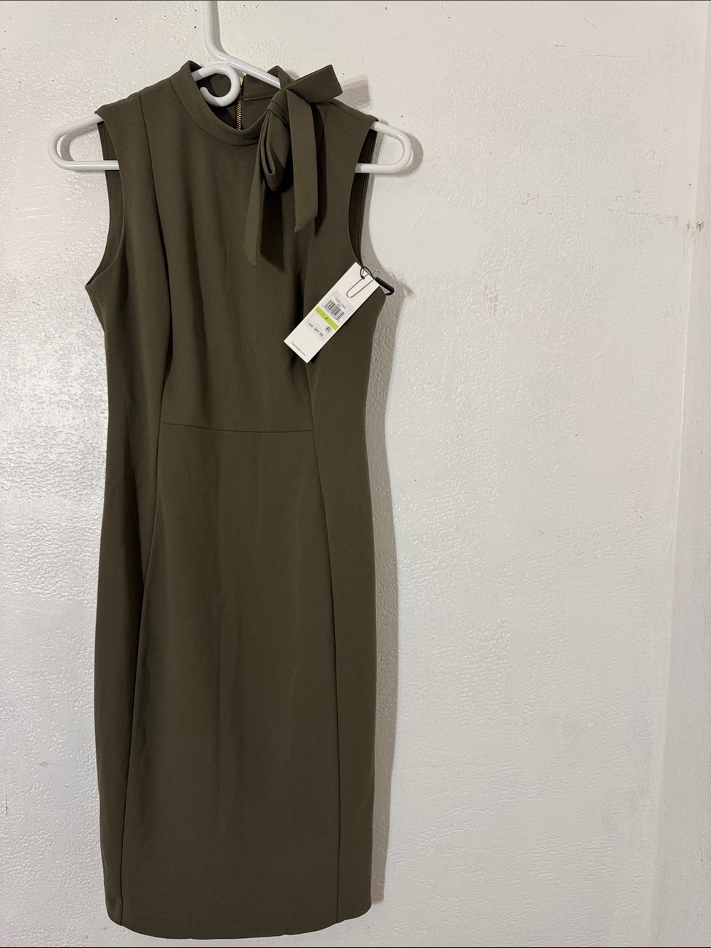 Calvin Klein green olive or dark green dress size 4 - Picture 6 of 16